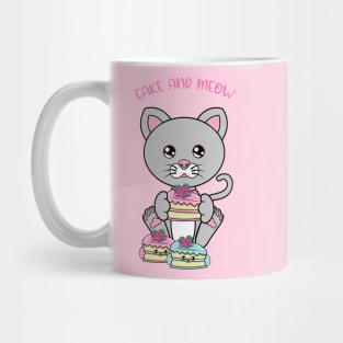 All I Need is cake and cats, cake and cats Mug